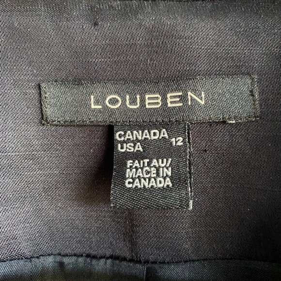 Vintage Louben  Black Blazer - Picture 6 of 13
